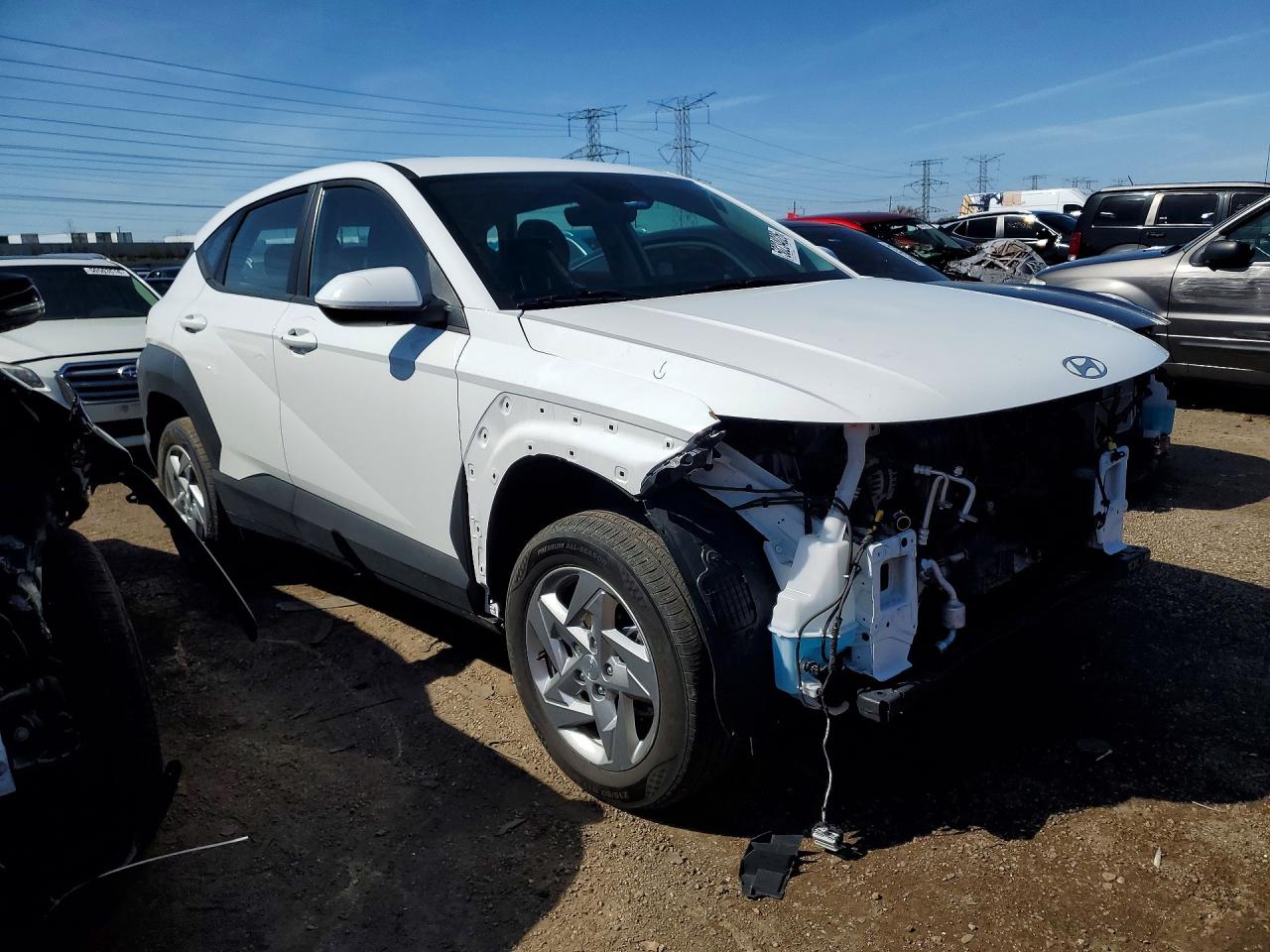2025 Hyundai Kona VIN KM8HACAB4SU195447 COPART salvage auction — Front End, IL - SALVAGE CERTIFICATE, sold $5,900 on 2026-07-02 (photo 4)