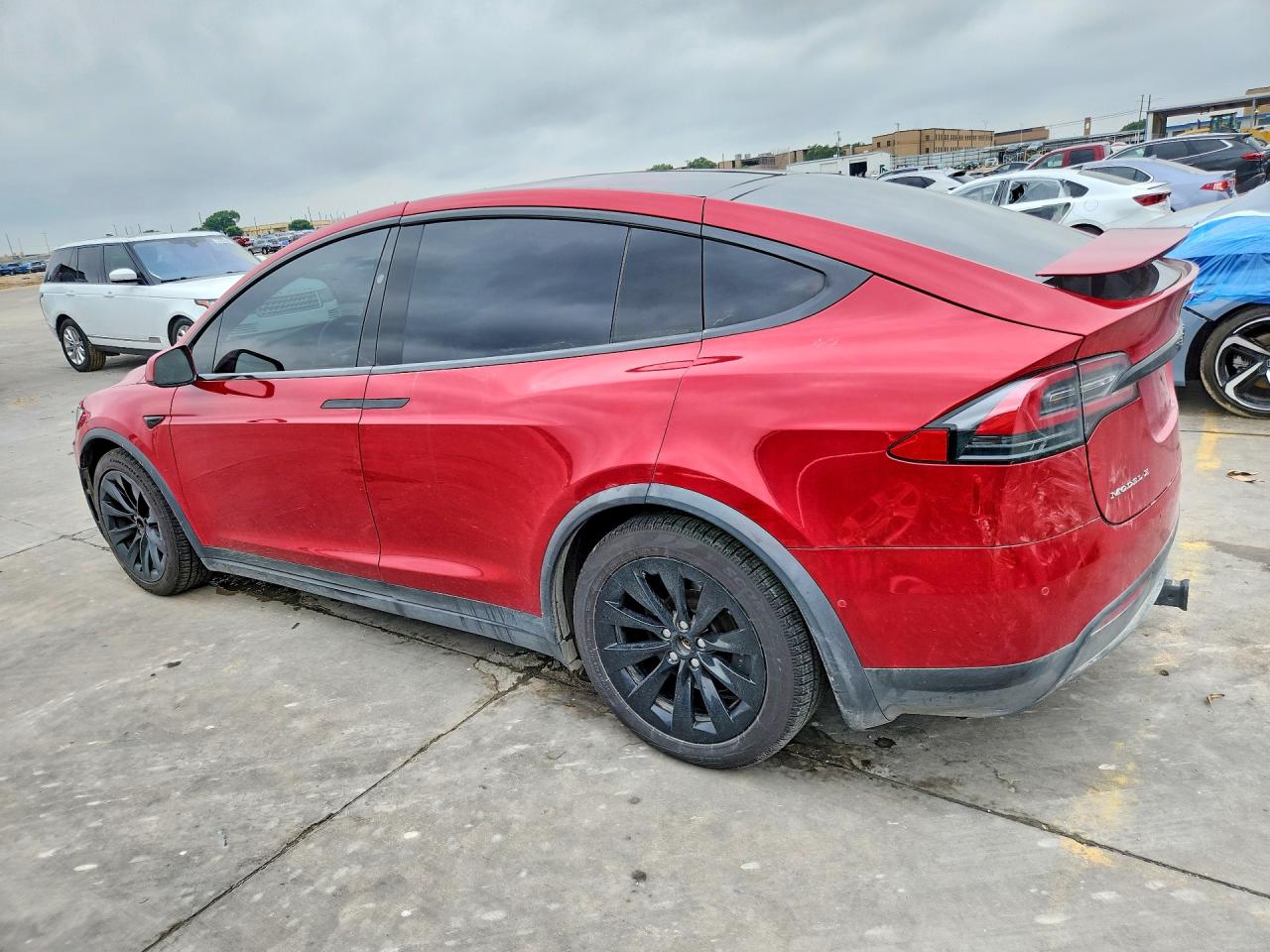 2017 Tesla Model X VIN 5YJXCDE28HF060211 COPART salvage auction — Hail, TX - CERTIFICATE OF TITLE, sold $12,100 on 2026-07-09 (photo 2)