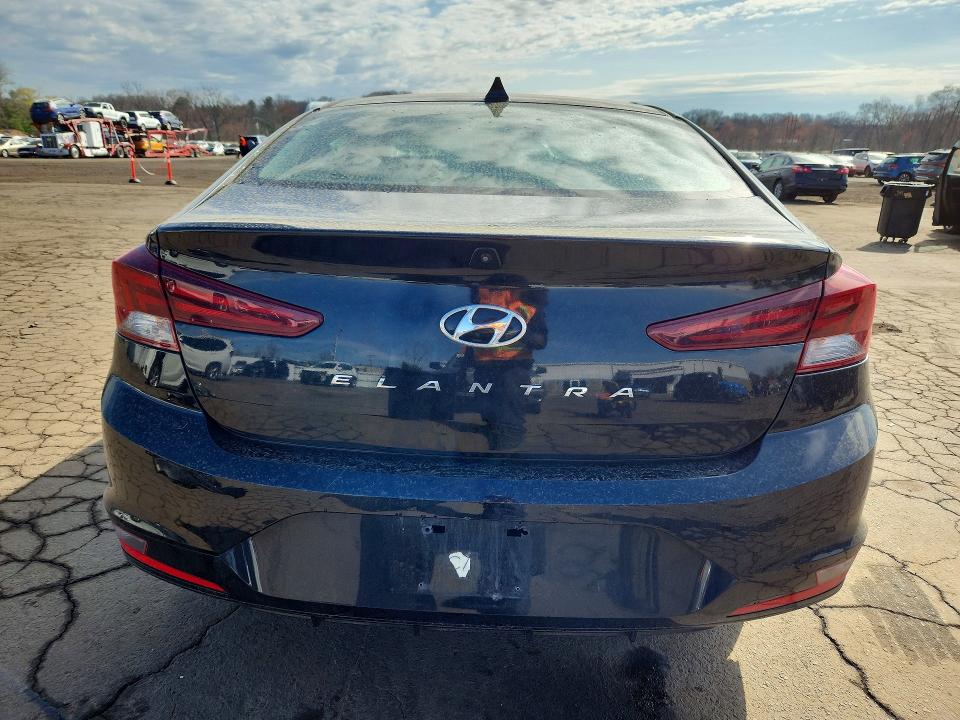 2019 Hyundai Elantra VIN KMHD84LF0KU762995 COPART salvage auction — FRONT END, Ct - Cert Of Title-Salvage, sold $2,300 on 2026-07-02 (photo 6)