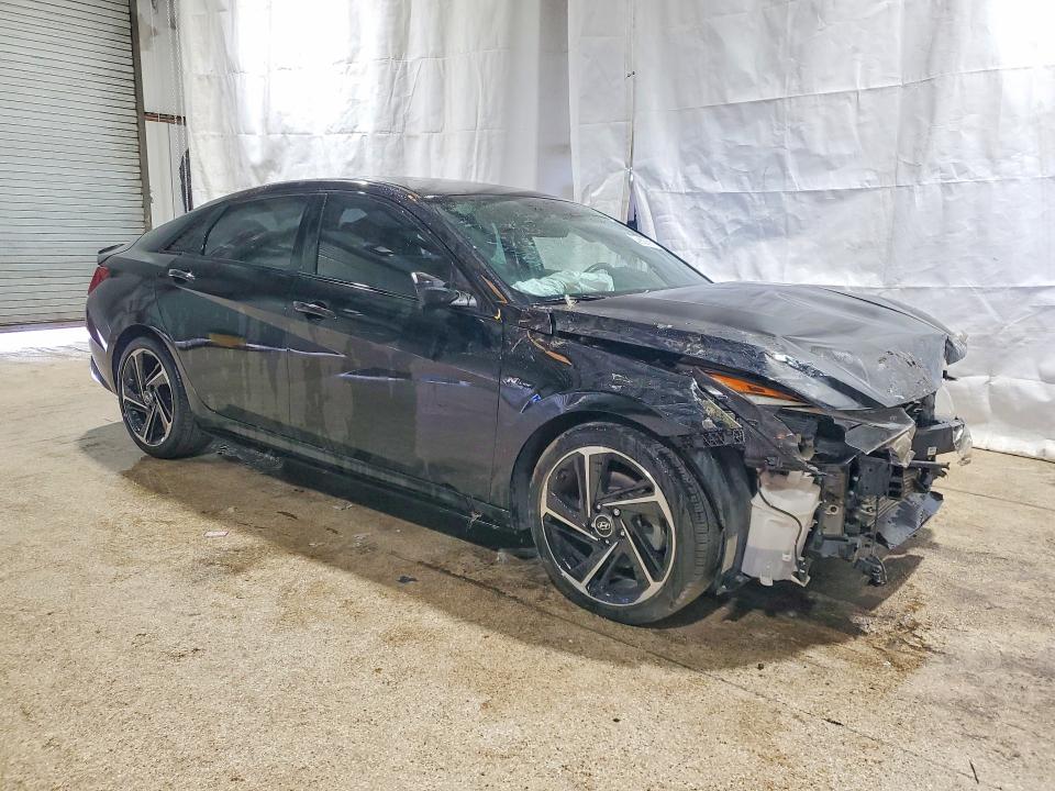 2023 Hyundai Elantra VIN KMHLR4AF1PU627625 COPART salvage auction — FRONT END, VA - CERTIFICATE OF TITLE, sold $2,250 on 2026-07-16 (photo 4)