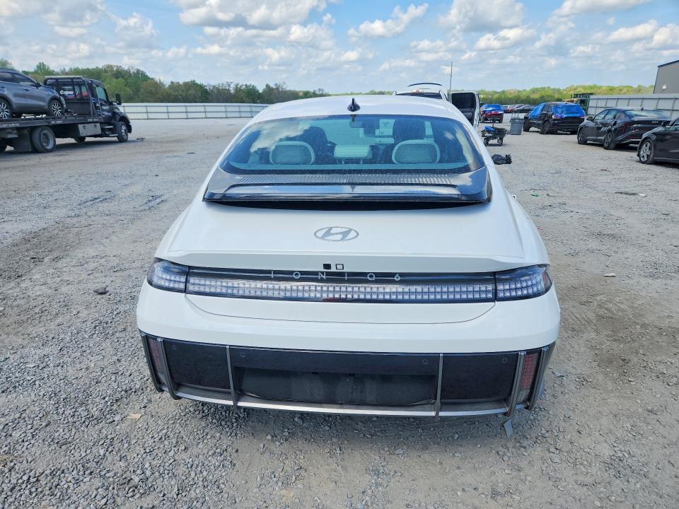 2025 Hyundai Ioniq 6 VIN KMHM34AC4SA114231 COPART salvage auction — FRONT END, Nc - Salvage Certificate Of Title, sold $7,200 on 2026-07-29 (photo 6)