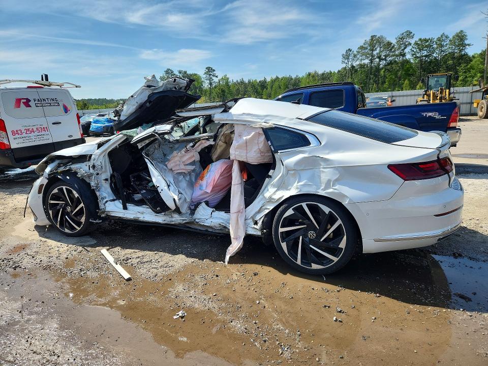 2021 Volkswagen VIN WVWTR7AN5ME002163 COPART salvage auction — FRONT END, Sc - Non-Reb & Rem Salvage Title, sold $1,600 on 2026-07-13 (photo 2)