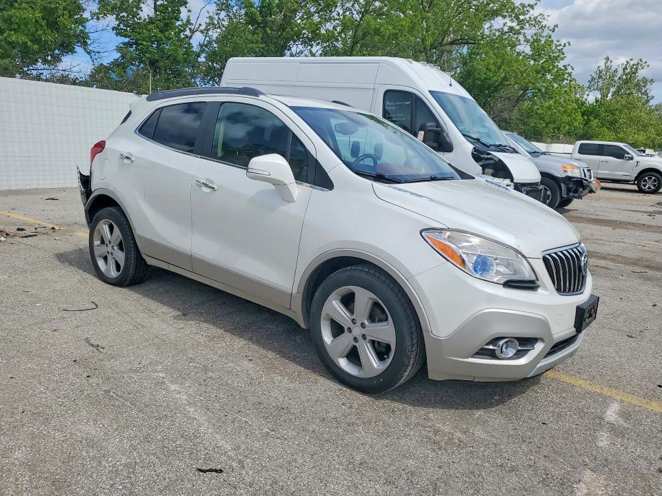 2015 Buick Encore VIN KL4CJCSB7FB254001 COPART salvage auction — REAR END, Mo - Salvage Certificate Of Title, sold $1,600 on 2026-07-31 (photo 4)