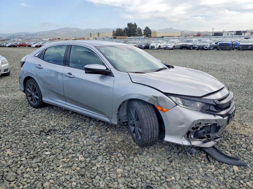 2021 Honda Civic VIN SHHFK7H61MU427232 COPART salvage auction — UNDERCARRIAGE, Id - Salvage Certificate Of Title, sold $3,150 on 2026-07-02 (photo 4)