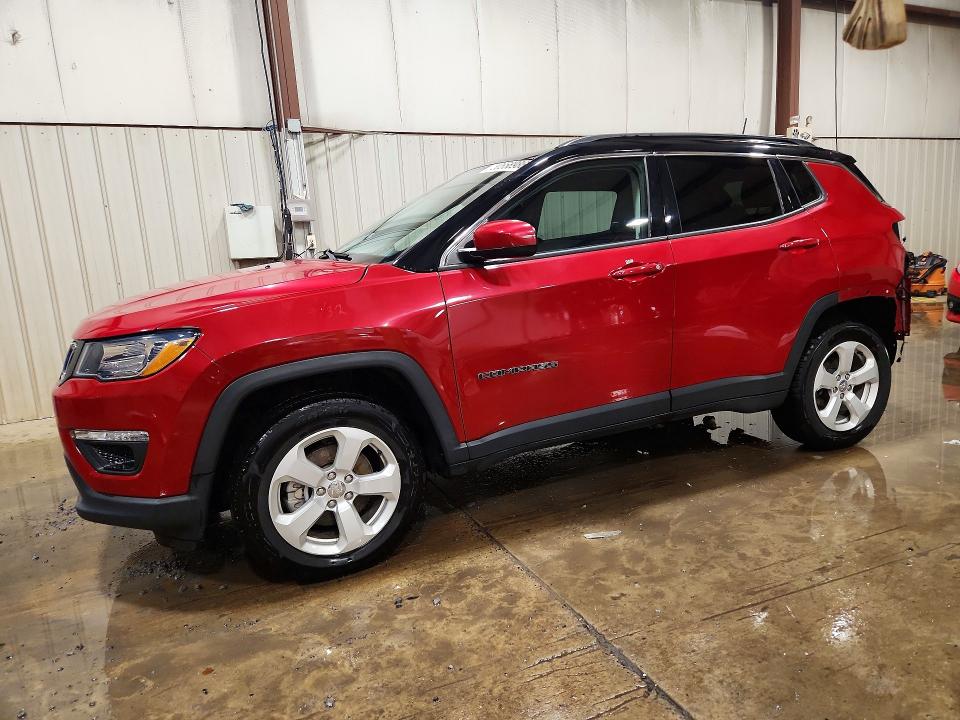 2019 Jeep VIN 3C4NJDBBXKT601821 COPART salvage auction — REAR END, Pa - Certificate Of Salvage, sold $4,700 on 2026-07-02 (photo 1)