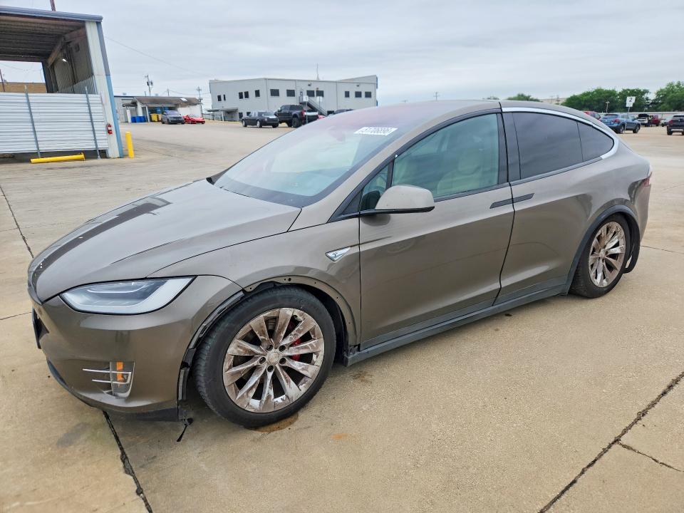 2016 Tesla Model x VIN 5YJXCAE47GFS00618 COPART salvage auction — NORMAL WEAR, Tx - Certificate Of Title, sold $8,800 on 2026-07-02 (photo 1)