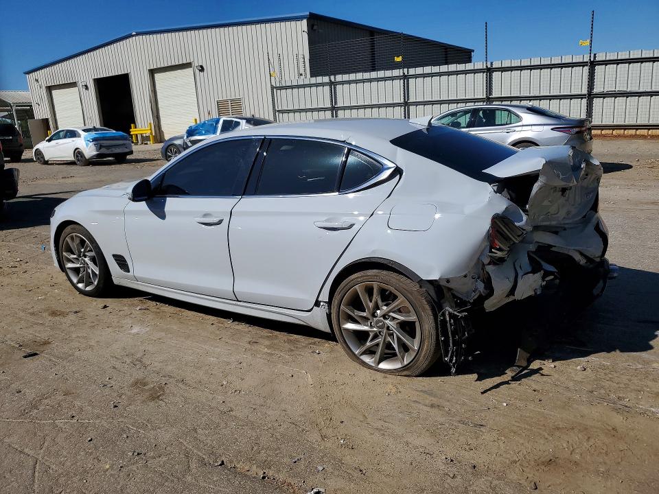 2022 Genesis G70 VIN KMTG34TA1NU092884 COPART salvage auction — REAR END, Tn - Salvage Certificate, sold $6,800 on 2026-07-02 (photo 2)