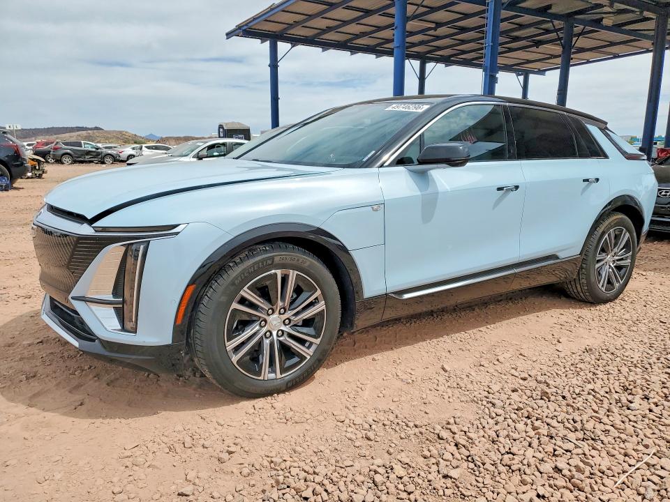2024 Cadillac Lyriq VIN 1GYKPPRK9RZ141203 COPART salvage auction — UNDERCARRIAGE, Az - Cert Of Title - Salvage, sold $15,200 on 2026-07-07 (photo 1)