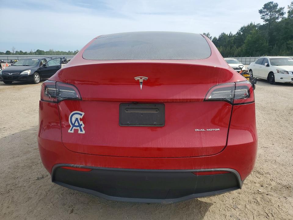 2023 Tesla Model y VIN 7SAYGAEE9PF964913 COPART salvage auction — SIDE, Sc - Cert Of Title-Salvage, sold $13,500 on 2026-07-27 (photo 6)