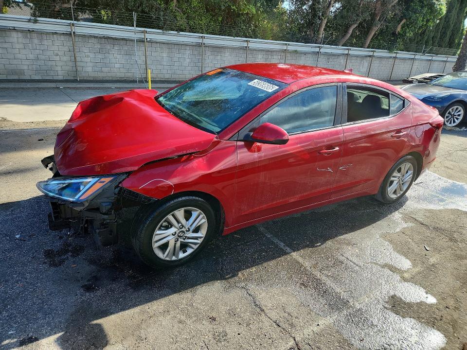 2019 Hyundai Elantra VIN KMHD84LF2KU745826 COPART salvage auction — FRONT END, CA - CERTIFICATE OF TITLE, sold $1,100 on 2026-07-02 (photo 1)