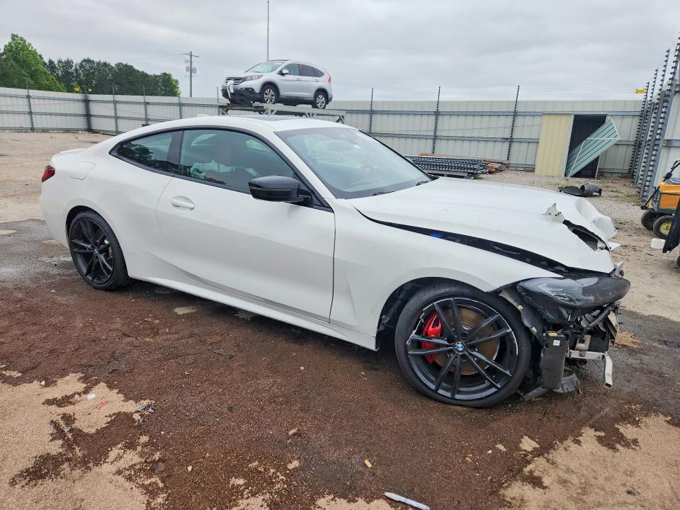 2022 BMW 4er VIN WBA73AP07NCJ80551 COPART salvage auction — FRONT END, Ga - Cert Of Title-Salvage, sold $9,800 on 2026-08-11 (photo 4)