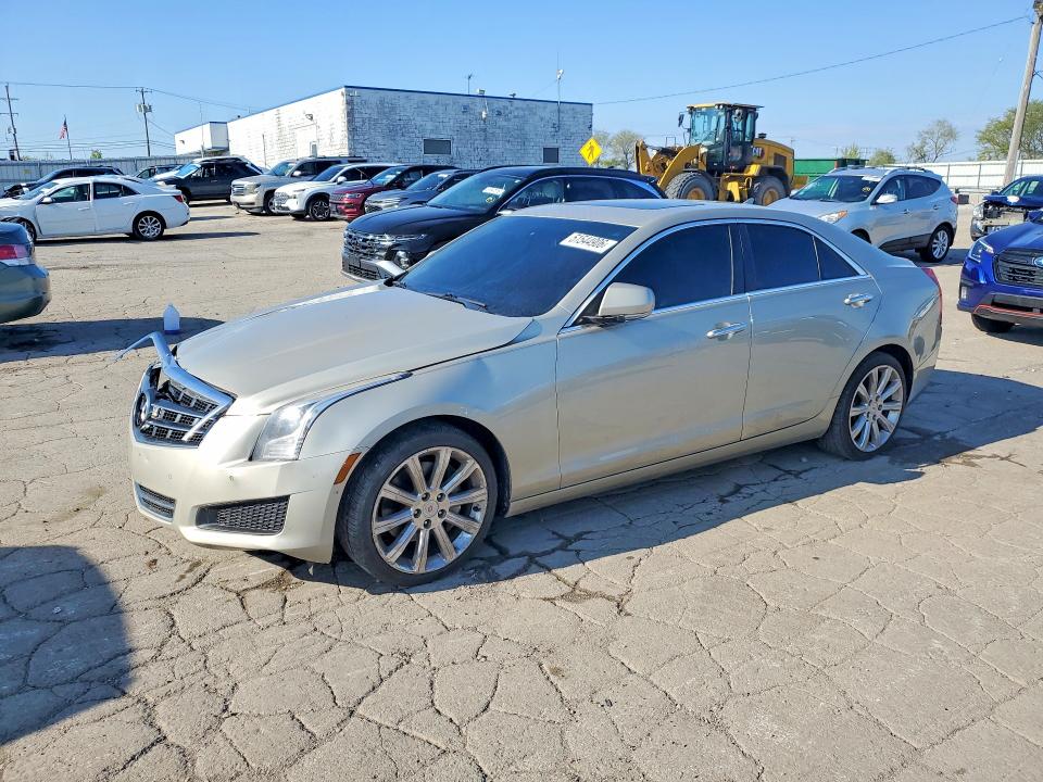 2014 Cadillac Ats VIN 1G6AH5RX4E0102003 COPART salvage auction — FRONT END, Il - Salvage Certificate, sold $575 on 2026-07-03 (photo 1)