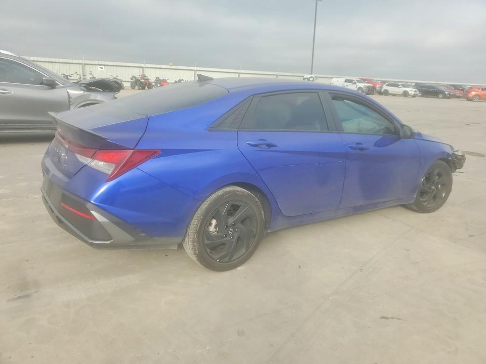 2026 Hyundai Elantra VIN KMHLM4DG4TU156227 COPART salvage auction — FRONT END, Tx - Salvage Vehicle Title, sold $4,650 on 2026-07-02 (photo 3)