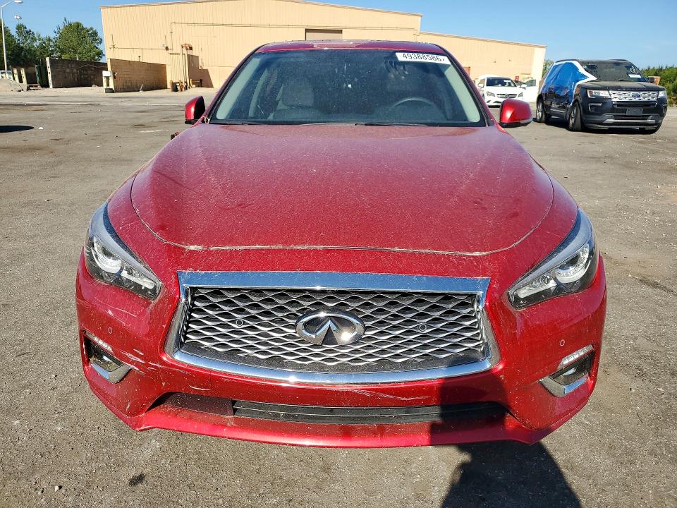 2022 Infiniti Q50 VIN JN1EV7BP4NM310021 COPART salvage auction — ROOF, Sc - Cert Of Title-Salvage, sold $8,100 on 2026-07-10 (photo 5)
