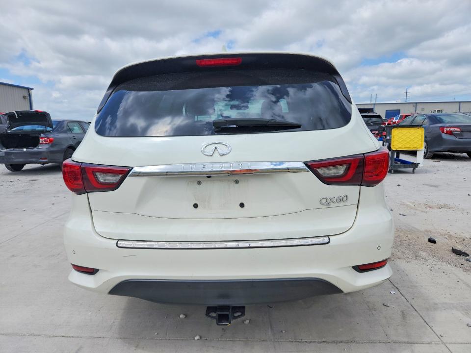 2018 Infiniti Qx60 VIN 5N1DL0MNXJC520944 COPART salvage auction — FRONT END, Tx - Salvage Vehicle Title, sold $2,300 on 2026-07-10 (photo 6)