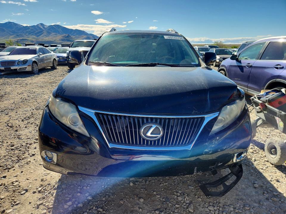 2012 Lexus Rx VIN 2T2BK1BA5CC153154 COPART salvage auction — FRONT END, Ut - Salvage Certificate, sold $2,000 on 2026-07-04 (photo 5)
