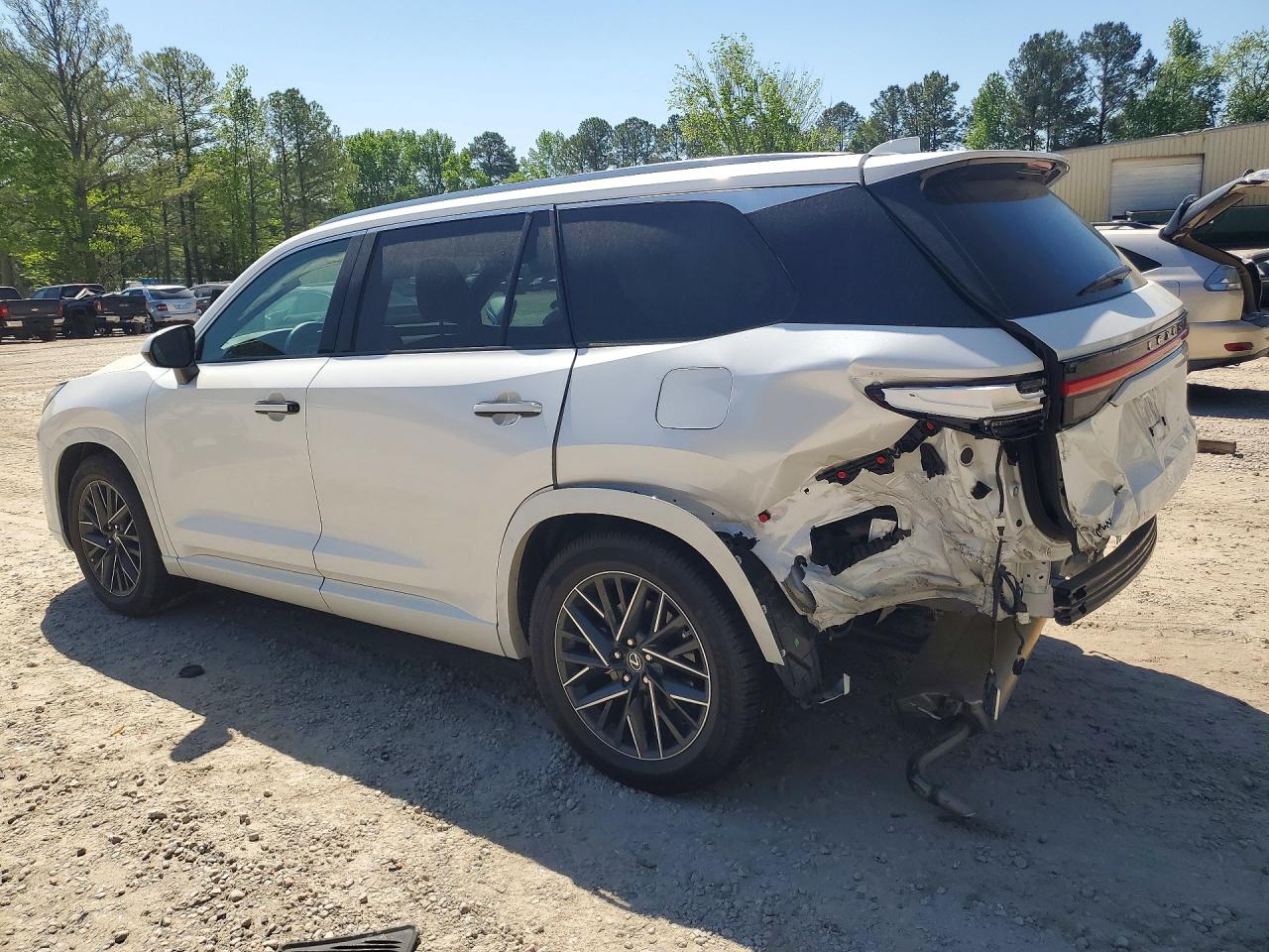2024 Lexus TX 350 VIN 5TDAAAA64RS007067 COPART salvage auction — Rear End, NC - SALVAGE CERTIFICATE OF TITLE, sold $30,250 on 2026-07-06 (photo 2)