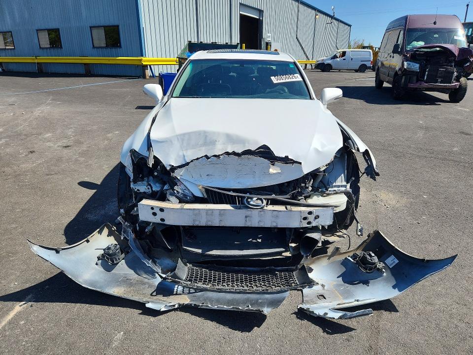 2011 Lexus Is VIN JTHBF5C29B5132518 COPART salvage auction — FRONT END, Or - Salvage Title Certificate, sold $775 on 2026-07-06 (photo 5)