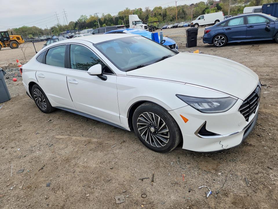 2022 Hyundai Sonata VIN KMHL34JJ1NA047439 COPART salvage auction — REAR END, Md - Cert Of Salvage > 75% Damage, sold $3,200 on 2026-07-28 (photo 4)