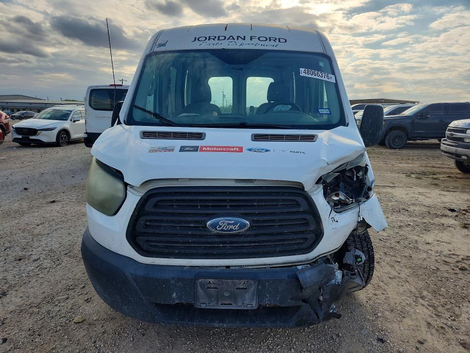 2015 Ford Transit VIN 1FTNE1CMXFKA17347 COPART salvage auction — FRONT END, TX - SALVAGE VEHICLE TITLE, sold $1,750 on 2026-07-09 (photo 5)