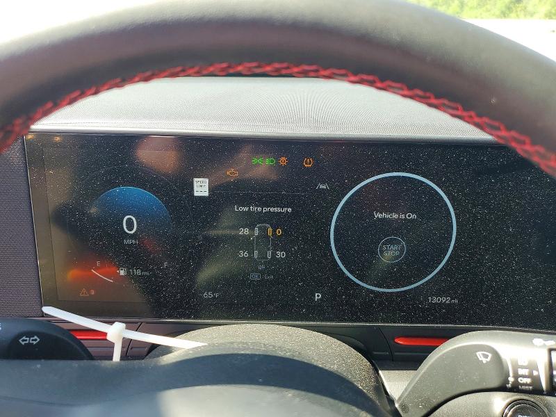 2025 Hyundai Kona VIN KM8HB3A39SU187933 COPART salvage auction — FRONT END, SC - CERT OF TITLE-SALVAGE, sold $7,100 on 2026-07-06 (photo 9)