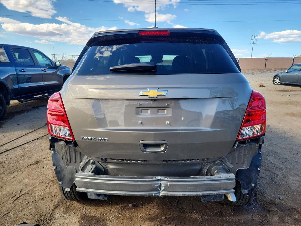 2022 Chevrolet Trax VIN KL7CJNSM9NB507544 COPART salvage auction — REAR END, Nm - Cert Of Title-Salvage, sold $1,400 on 2026-07-16 (photo 6)