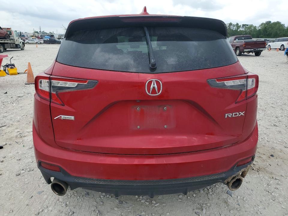 2020 Acura Rdx VIN 5J8TC1H66LL015450 COPART salvage auction — ROLLOVER, Tx - Certificate Of Title, sold $3,200 on 2026-07-12 (photo 6)
