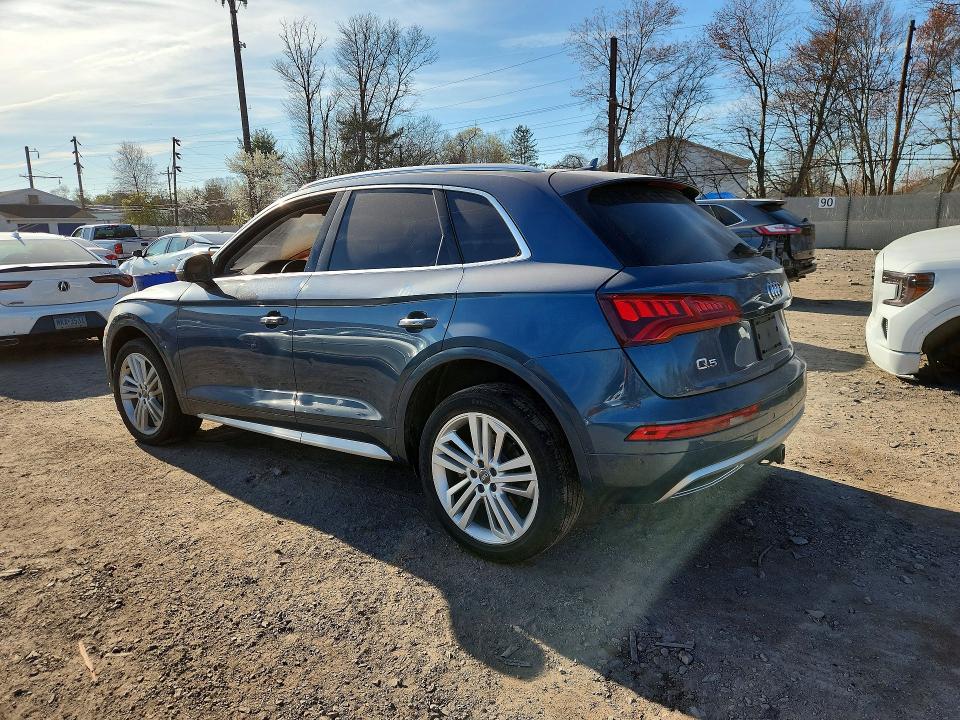 2018 Audi Q5 VIN WA1BNAFY5J2066296 COPART salvage auction — ENGINE BURN, Pa - Cert Of Title, sold $2,750 on 2026-07-22 (photo 2)