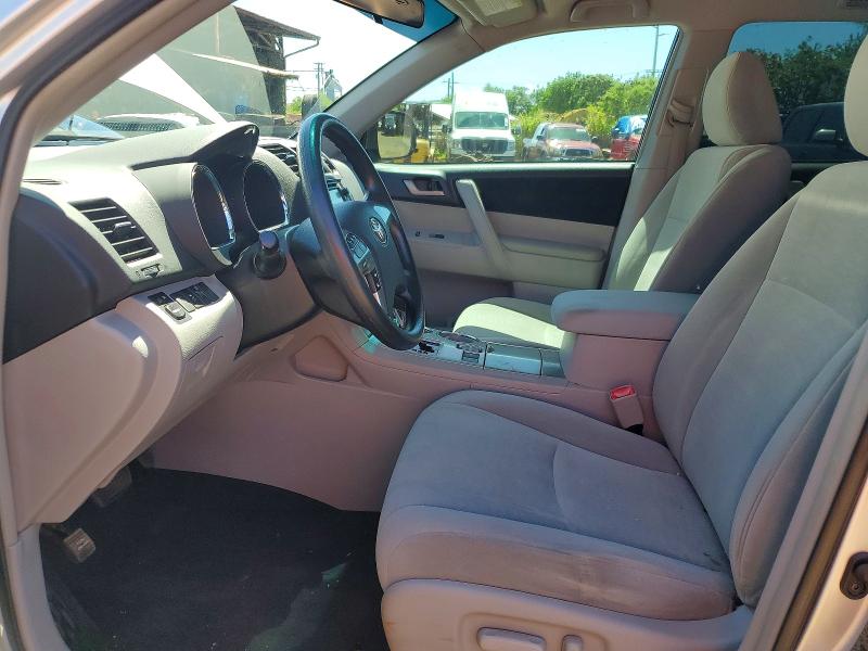 2013 Toyota Highlander VIN 5TDZK3EH1DS107773 COPART salvage auction — FRONT END, HI - CERTIFICATE OF SALVAGE, sold $450 on 2026-07-27 (photo 7)