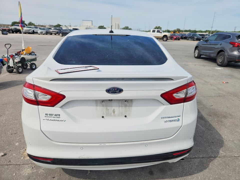 2015 Ford Fusion VIN 3FA6P0RU7FR114006 COPART salvage auction — FRONT END, Ms - Certificate Of Title, sold $750 on 2026-07-09 (photo 6)
