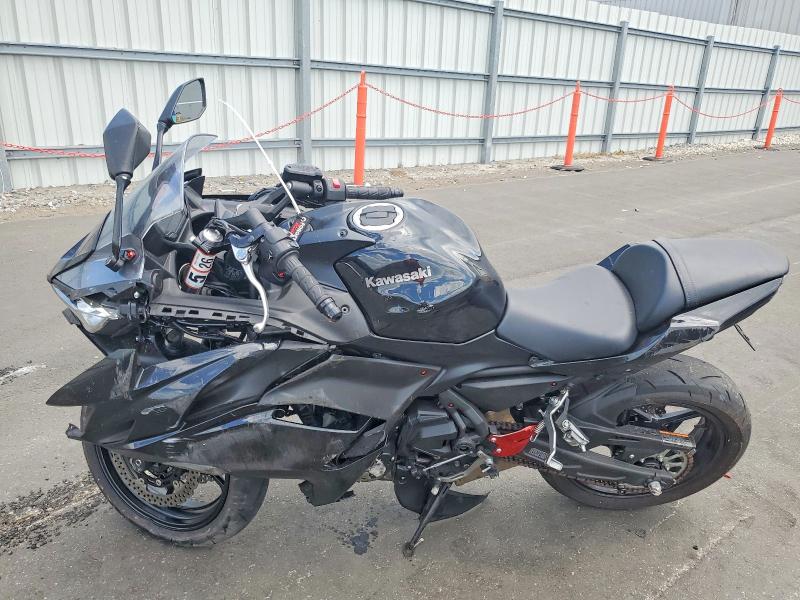 2025 Kawasaki Ex VIN ML5EXER19SDAF6646 COPART salvage auction — FRONT END, Fl - Cert Of Title Slvg Rebuildable, sold $550 on 2026-07-16 (photo 3)