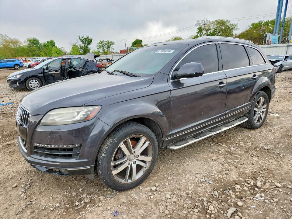 2012 Audi Q7 VIN WA1LGAFE6CD010220 COPART salvage auction — NORMAL WEAR, Il - Certificate Of Title, sold $800 on 2026-07-15 (photo 1)