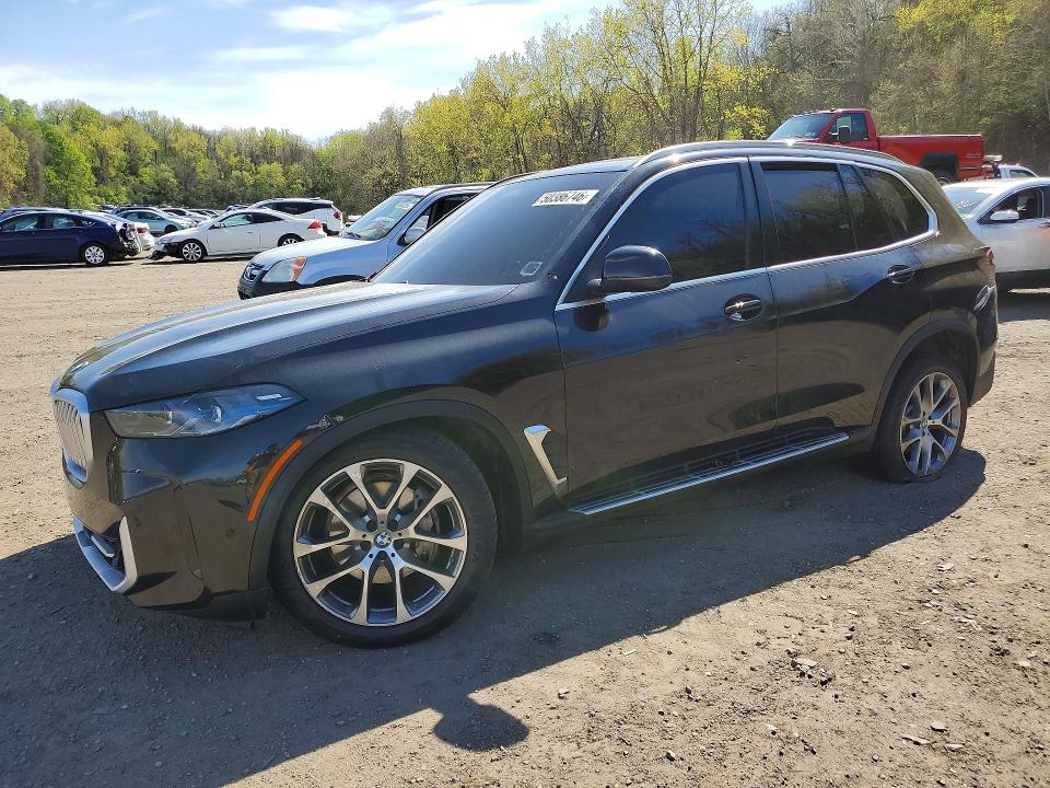 2024 BMW X5 VIN 5UX13EU07R9V48068 COPART salvage auction — FRONT END, Ny - Mv-907A Salvage Certificate, sold $23,300 on 2026-07-02 (photo 1)