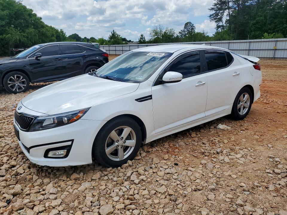 2015 Kia Optima VIN KNAGM4A75F5649694 COPART salvage auction — REAR END, Nc - Salvage Certificate Of Title, sold $200 on 2026-07-27 (photo 1)