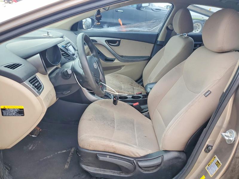 2016 Hyundai Elantra VIN 5NPDH4AE7GH786422 COPART salvage auction — UNDERCARRIAGE, Mt - Certificate Of Title, sold $800 on 2026-07-06 (photo 7)