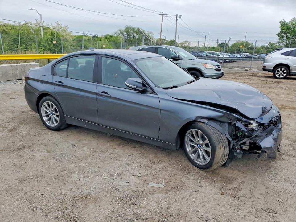 2016 BMW 3er VIN WBA8E5G5XGNT93082 COPART salvage auction — FRONT END, Id - Salvage Certificate Of Title, sold $800 on 2026-08-06 (photo 4)