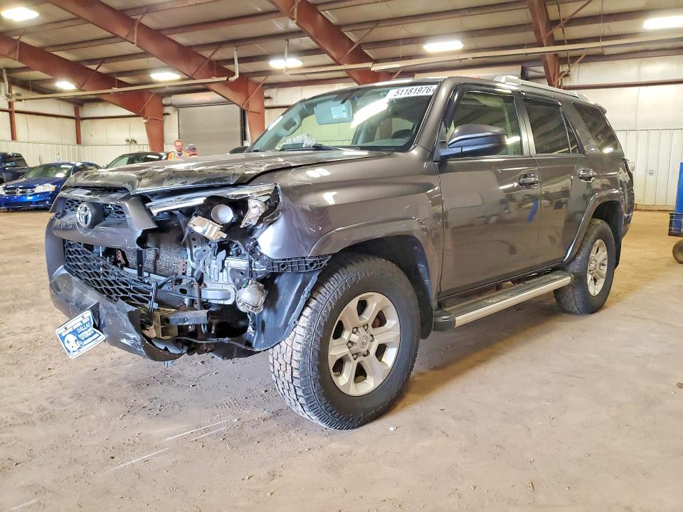 2016 Toyota 4runner VIN JTEBU5JR2G5328536 COPART salvage auction — FRONT END, Mi - Dealer Only Clean Title (P), sold $8,200 on 2026-07-06 (photo 1)