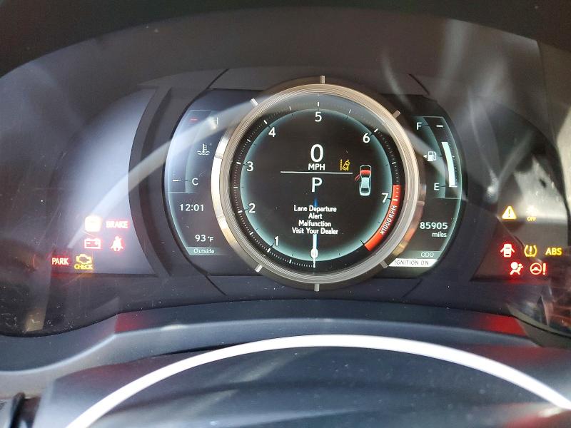 2019 Lexus Is VIN JTHBZ1D2XK5034256 COPART salvage auction — FRONT END, Ca - Salvage Certificate, sold $1,350 on 2026-07-02 (photo 9)