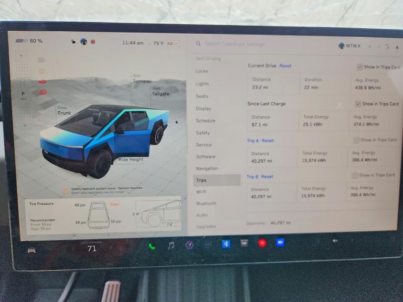 2025 Tesla Cybertruck VIN 7G2CEHED9SA078638 COPART salvage auction — ALL OVER, Ar - Cert Of Title-Salvage, sold $25,250 on 2026-07-09 (photo 9)