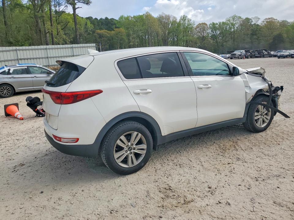 2018 Kia Sportage VIN KNDPMCAC6J7451309 COPART salvage auction — FRONT END, Nc - Salvage Certificate Of Title, sold $2,800 on 2026-07-10 (photo 3)