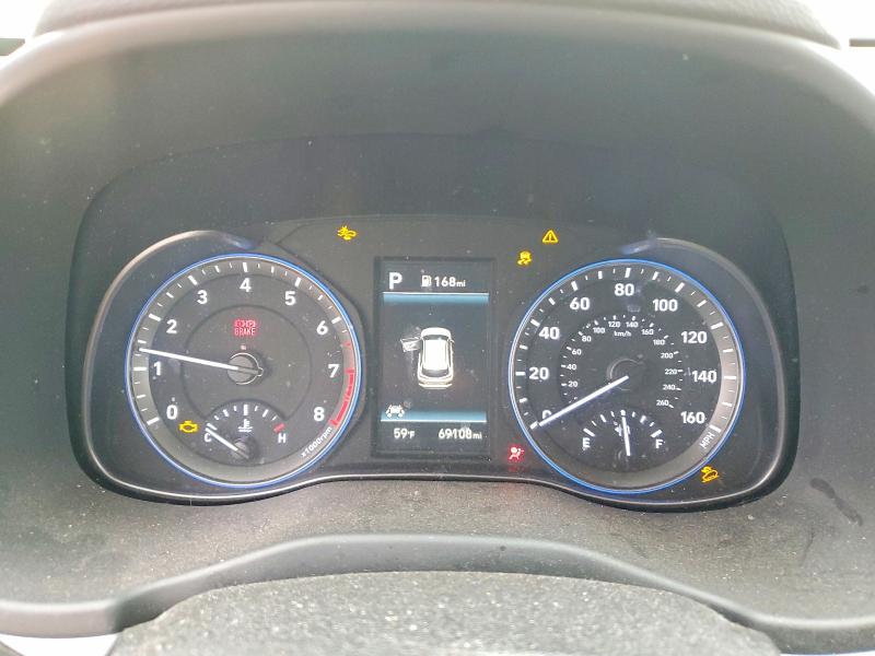 2021 Hyundai Kona VIN KM8K12AA0MU719753 COPART salvage auction — FRONT END, MD - CERT OF SALVAGE > 75% DAMAGE, sold $2,300 on 2026-07-28 (photo 9)