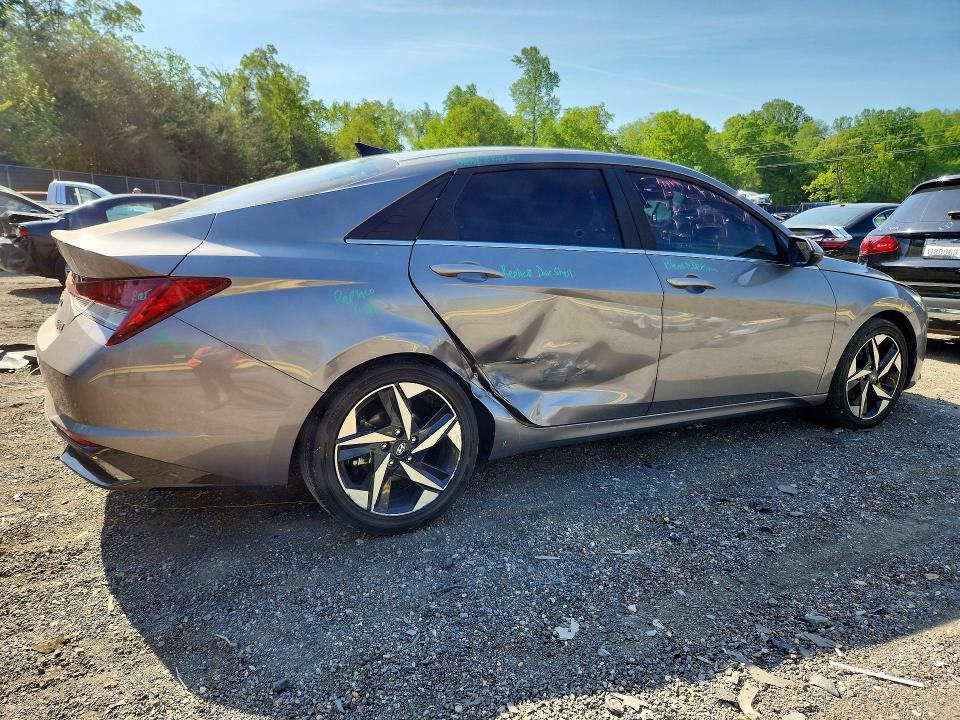 2023 Hyundai Elantra VIN KMHLN4AJ2PU083104 COPART salvage auction — SIDE, Md - Cert Of Salvage > 75% Damage, sold $2,700 on 2026-07-31 (photo 3)