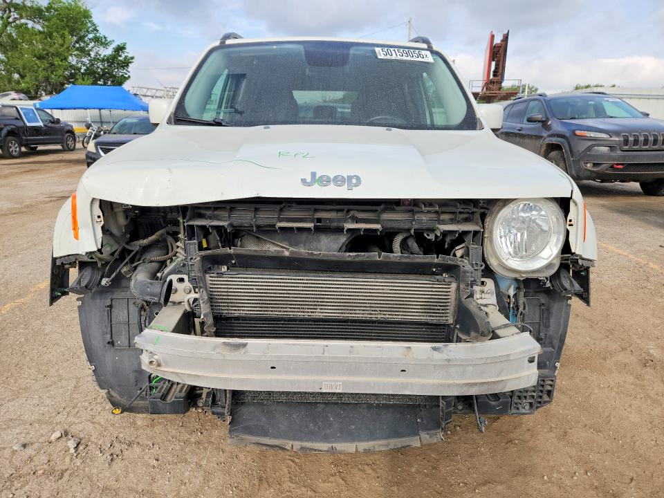2017 Jeep Renegade VIN ZACCJABB3HPF37952 COPART salvage auction — FRONT END, Ks - Cert Of Title-Salvage, sold $1,000 on 2026-07-08 (photo 5)