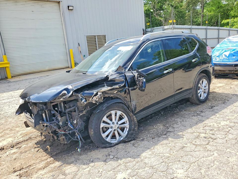 2015 Nissan Rogue VIN KNMAT2MV9FP586162 COPART salvage auction — FRONT END, Ga - Cert Of Title-Salvage, sold $275 on 2026-07-24 (photo 1)