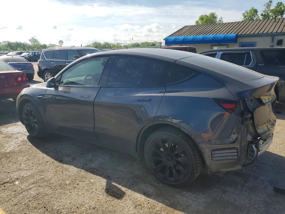 2020 Tesla Model y VIN 5YJYGDEE7LF045405 COPART salvage auction — REAR END, Ks - Cert Of Title-Salvage, sold $8,700 on 2026-07-08 (photo 2)