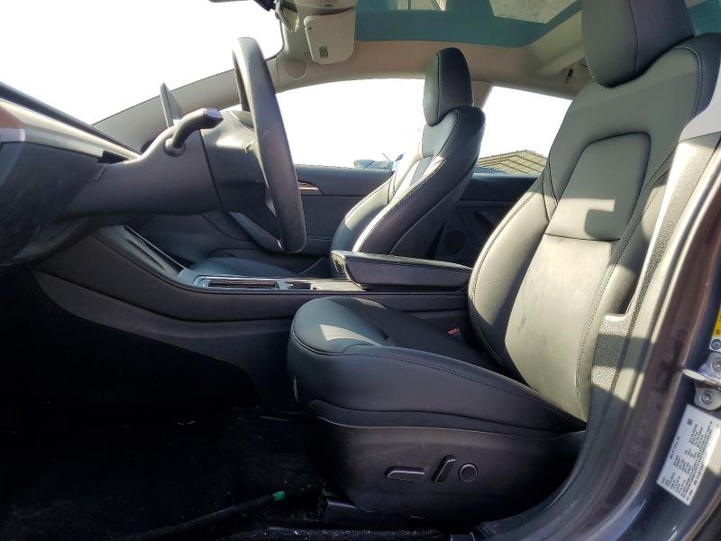 2023 Tesla Model 3 VIN 5YJ3E1EA4PF656249 COPART salvage auction — FRONT END, Ca - Salvage Certificate, sold $6,900 on 2026-07-13 (photo 7)