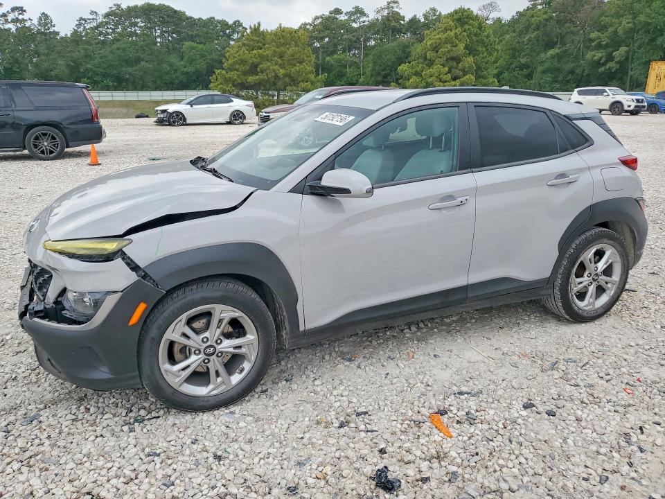 2023 Hyundai Kona VIN KM8K62AB8PU980353 COPART salvage auction — FRONT END, Tx - Salvage Vehicle Title, sold $3,050 on 2026-07-14 (photo 1)