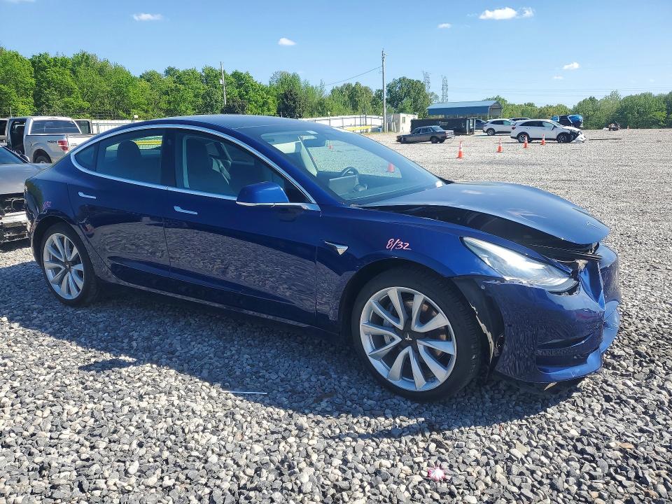 2019 Tesla Model 3 VIN 5YJ3E1EA3KF311528 COPART salvage auction — FRONT END, Tn - Salvage Certificate, sold $5,300 on 2026-07-02 (photo 4)