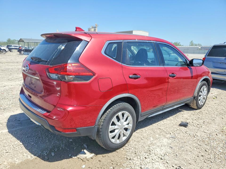 2017 Nissan Rogue VIN JN8AT2MT7HW405927 COPART salvage auction — HAIL, Mo - Salvage Certificate Of Title, sold $3,700 on 2026-07-28 (photo 3)