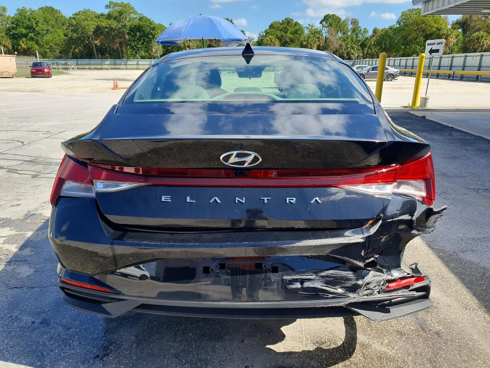 2023 Hyundai Elantra VIN KMHLM4AG9PU604424 COPART salvage auction — FRONT END, Fl - Certificate Of Destruction, sold $4,050 on 2026-07-15 (photo 6)